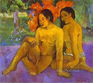 Y el oro de sus cuerpos Et l o de leurs corps Postimpresionismo Paul Gauguin Pinturas al óleo